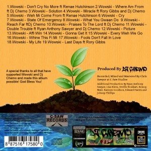 Wowski - New Beginnings back cover